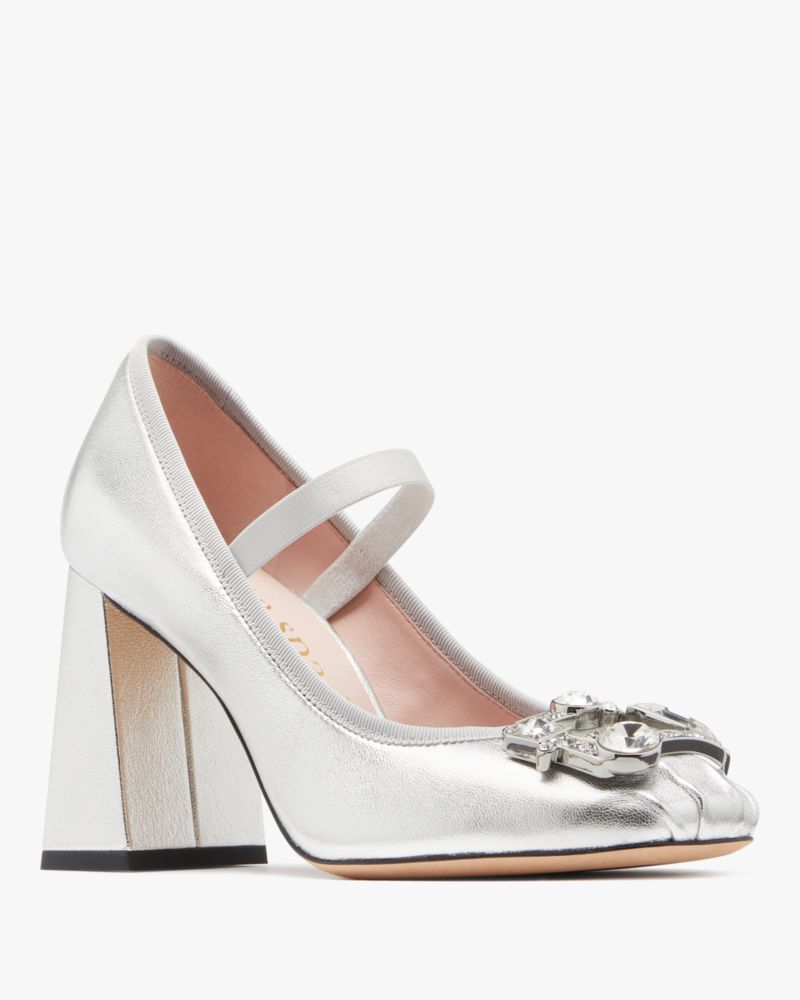 Kate Spade,Renata Metallic Mary Jane Pumps,