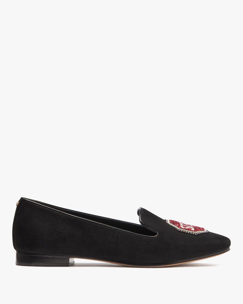 Kate Spade,En Route Lounge Loafers,Black