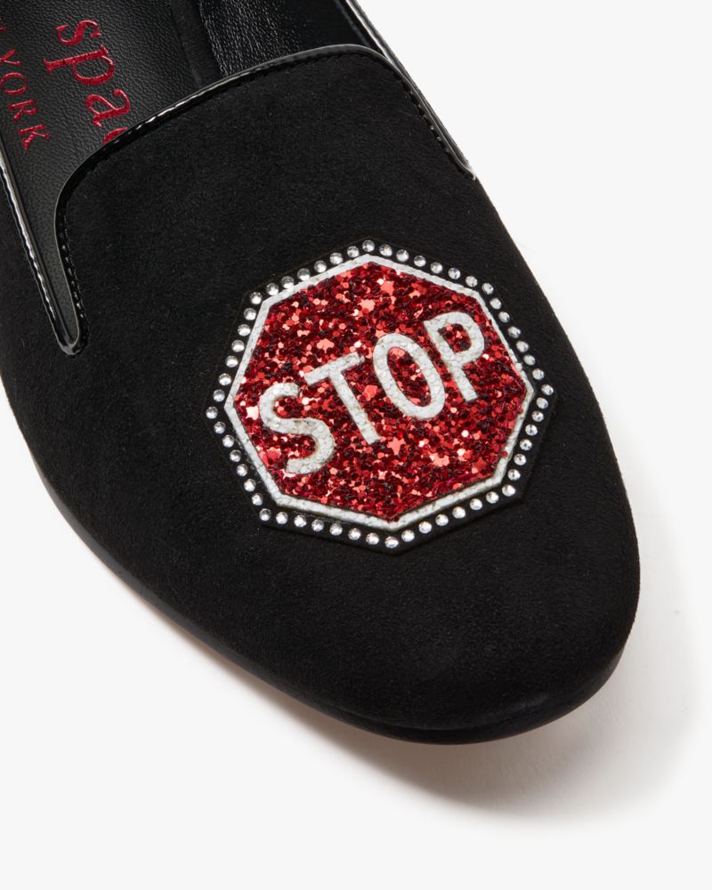 Kate Spade,En Route Lounge Loafers,Black