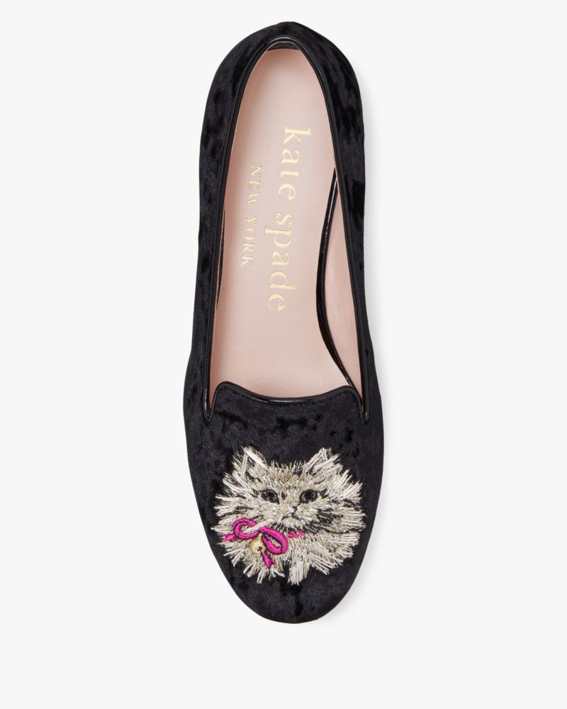 Kate Spade,ラウンジ ウィスカーズ ローファー,フラットシューズ,ブラック