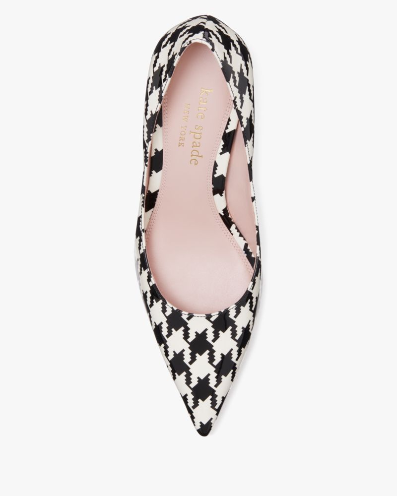 Kate Spade,Garnish Houndstooth Pumps,Rubber,Pumps,Day Party,Multi Color