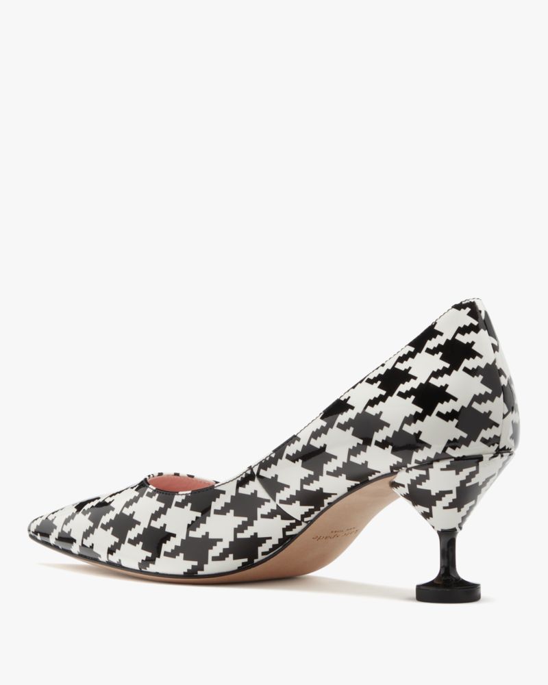 Kate Spade,Garnish Houndstooth Pumps,Rubber,Pumps,Day Party,Multi Color