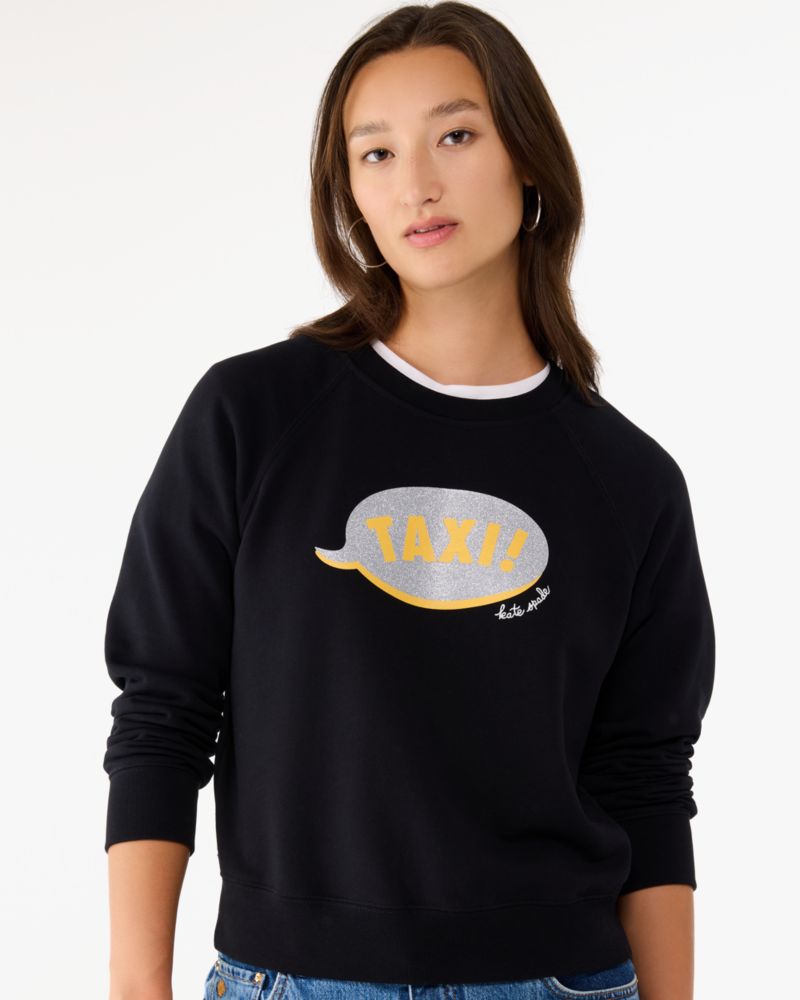 Kate Spade,タクシー スウェットシャツ,ウェア,ブラック