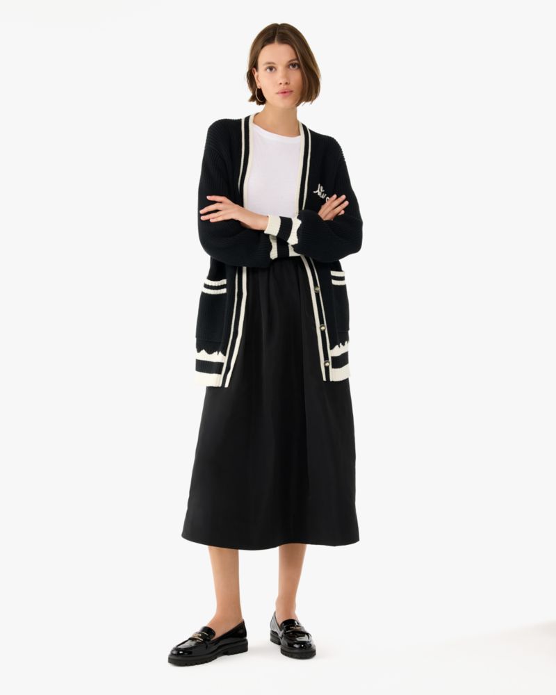 Kate Spade,Oversized Logo Cardigan,