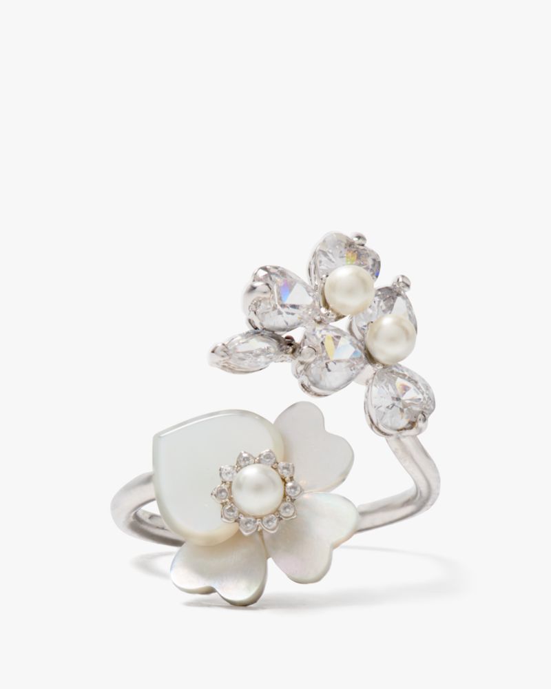 Kate Spade,Precious Pansy Wrap Ring,