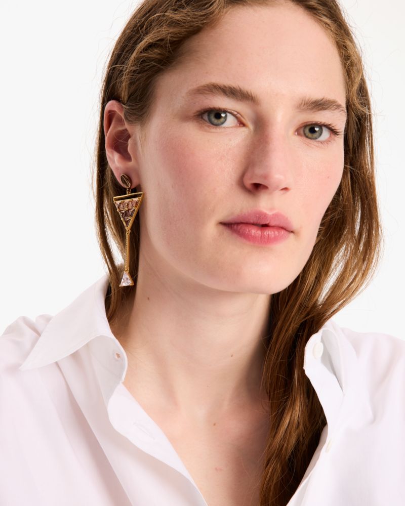 Kate Spade,Shaken And Brewed Statement Earrings,