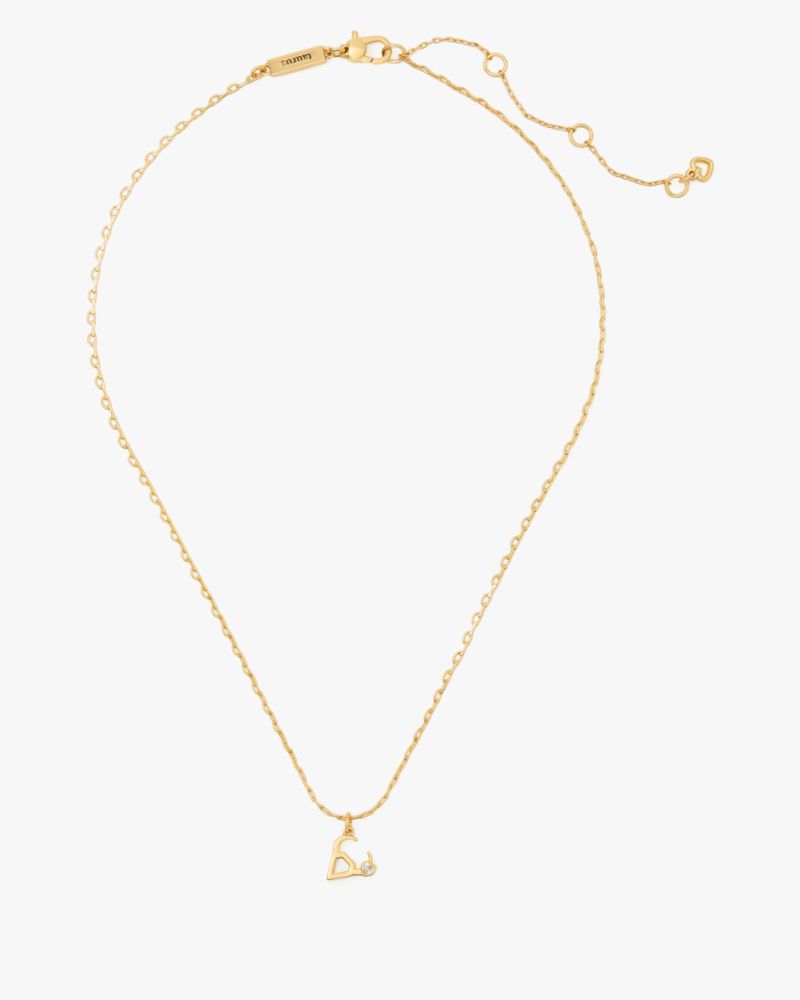 Kate Spade,What's Your Sign Taurus Mini Pendant,