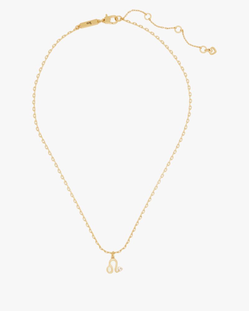 Kate Spade,What's Your Sign Leo Mini Pendant,