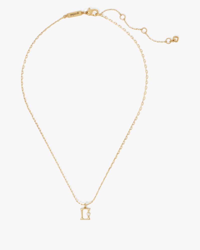 Kate Spade,What's Your Sign Gemini Mini Pendant,Single Strand,Lettering Word,Rhinestones,Casual,Clear