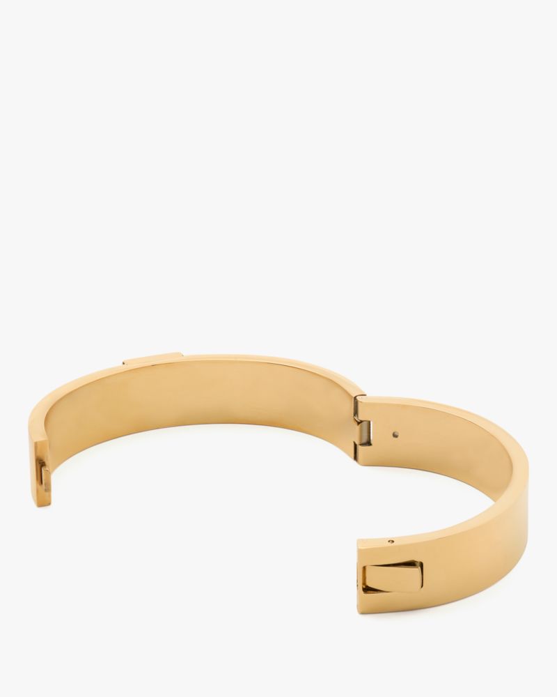 Kate Spade,ダコタ シグネチャー ヒンジド バングル,ブレスレット,ブラック
