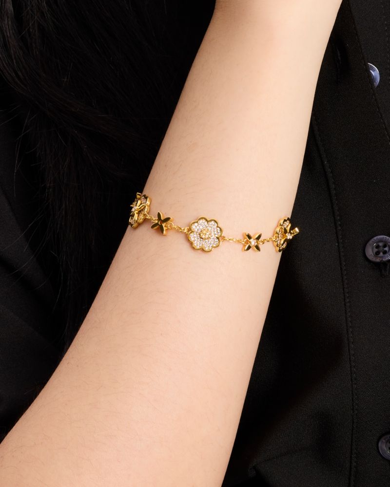 Kate Spade,Heritage Bloom Line Bracelet,