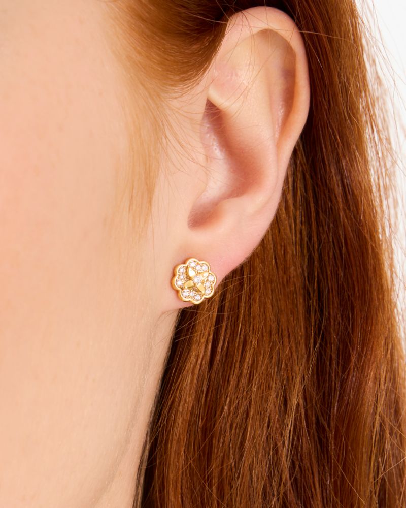 Kate Spade,Heritage Bloom Mini Studs,