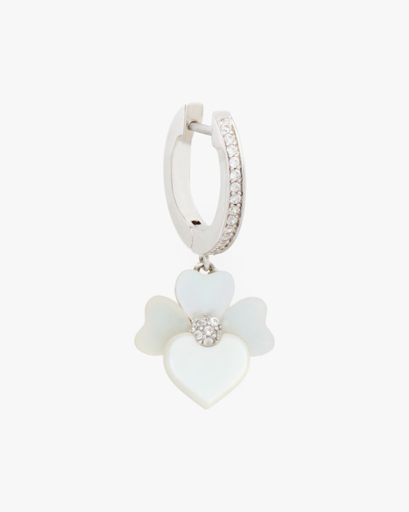 Kate Spade,プレシャス パンジー パヴェ ドロップ ハギー,ピアス,