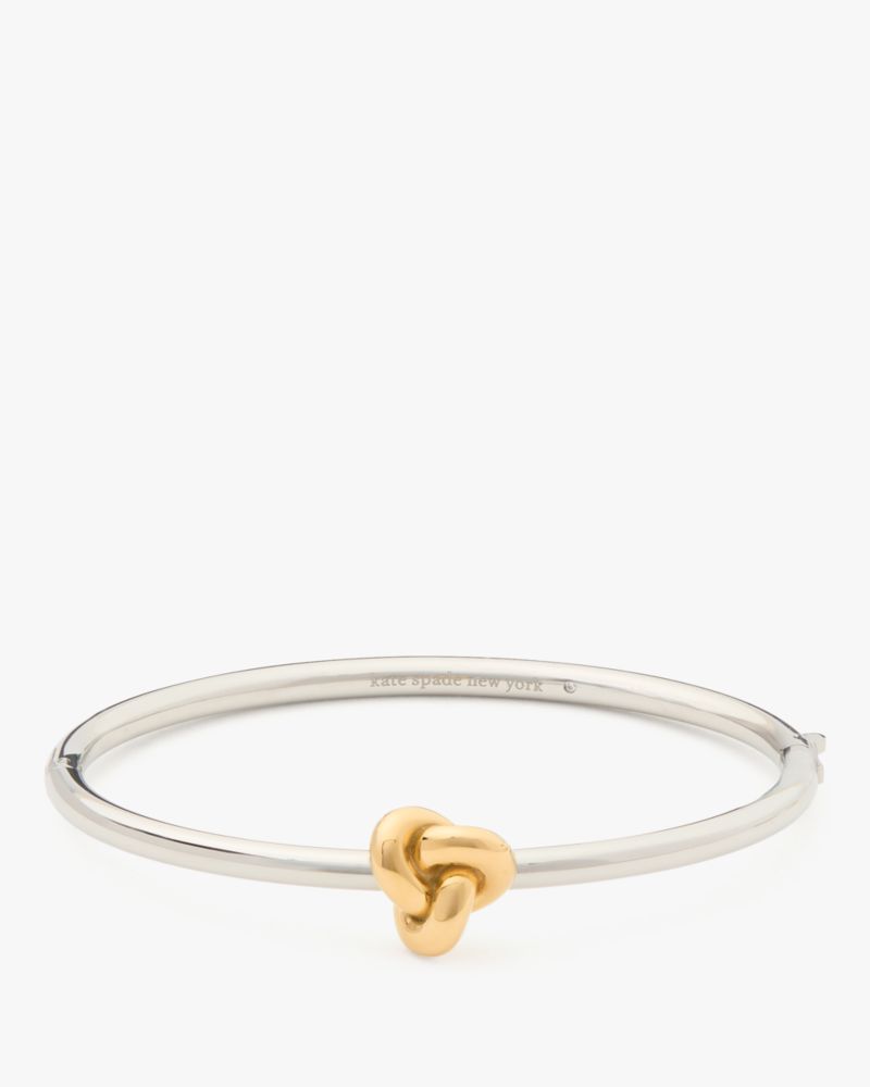 Kate Spade,Double Knot Hinged Bangle,