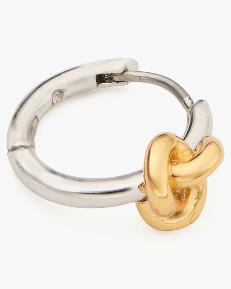 Kate Spade,Double Knot Huggies,Huggies,Knot,Steel,Day Party,
