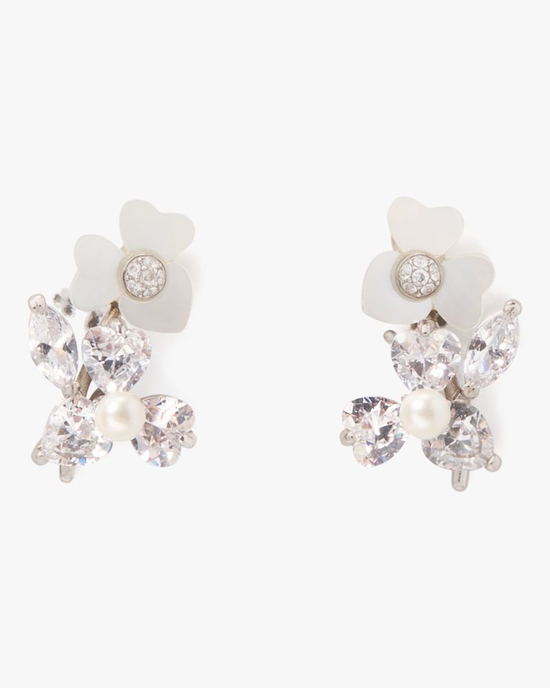 Kate Spade,Precious Pansy Cluster Studs,