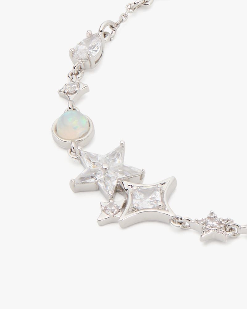 Kate Spade,Cosmos Line Bracelet,Celestial Embellishment,Novelty Embellishment,3D Embellishment,Gem Embellishment,Star Embe...,Clear