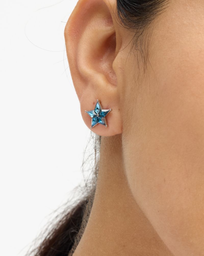 Kate Spade,Cosmos Studs,Teal