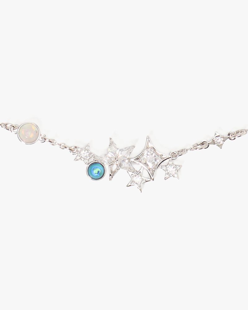 Kate Spade,Cosmos Necklace,Single Strand,Crystal,Glass,Cubic Zirconia,Star Embellishment,Gem Embellishment,Day Party,Multi Color