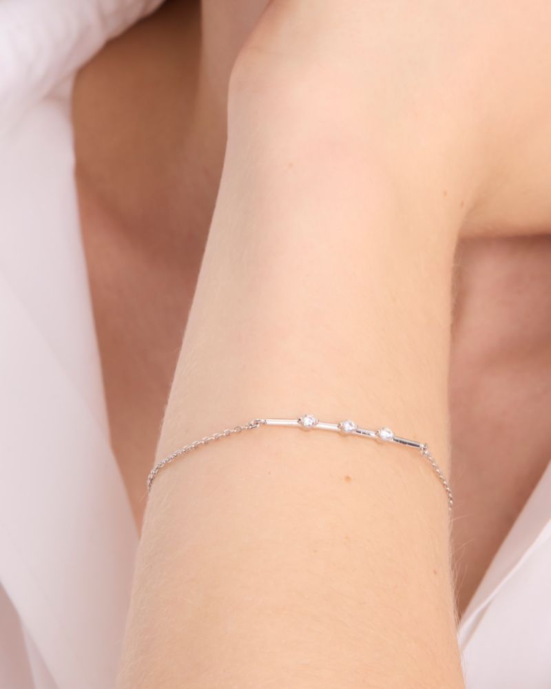Kate Spade,Hint Of Shimmer Bracelet,Crystal,Bar Embellishment,Gem Embellishment,Casual,