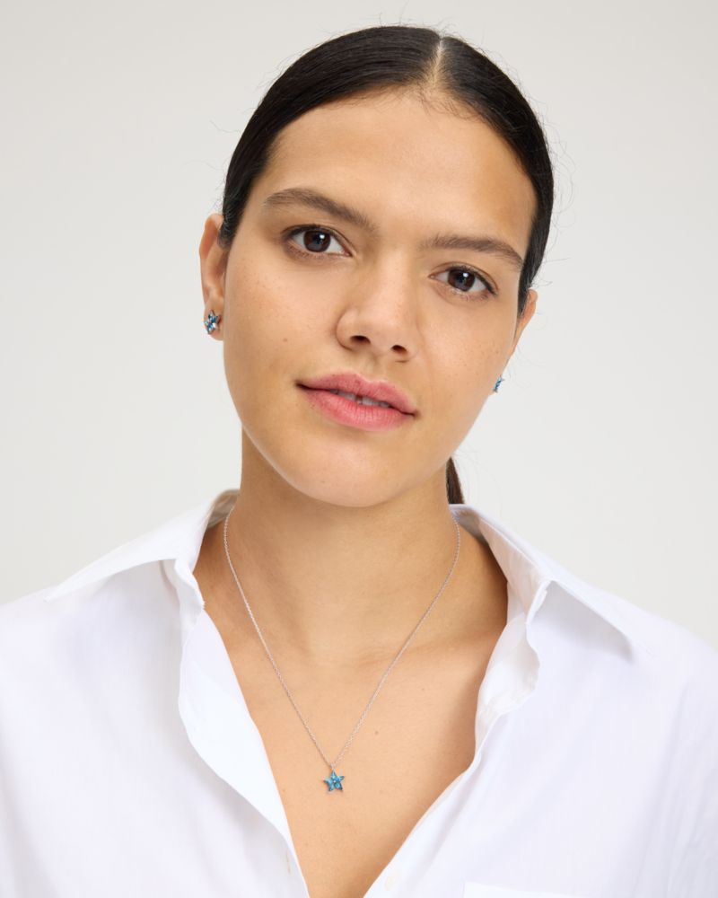 Kate Spade,Cosmos Pendant,Teal