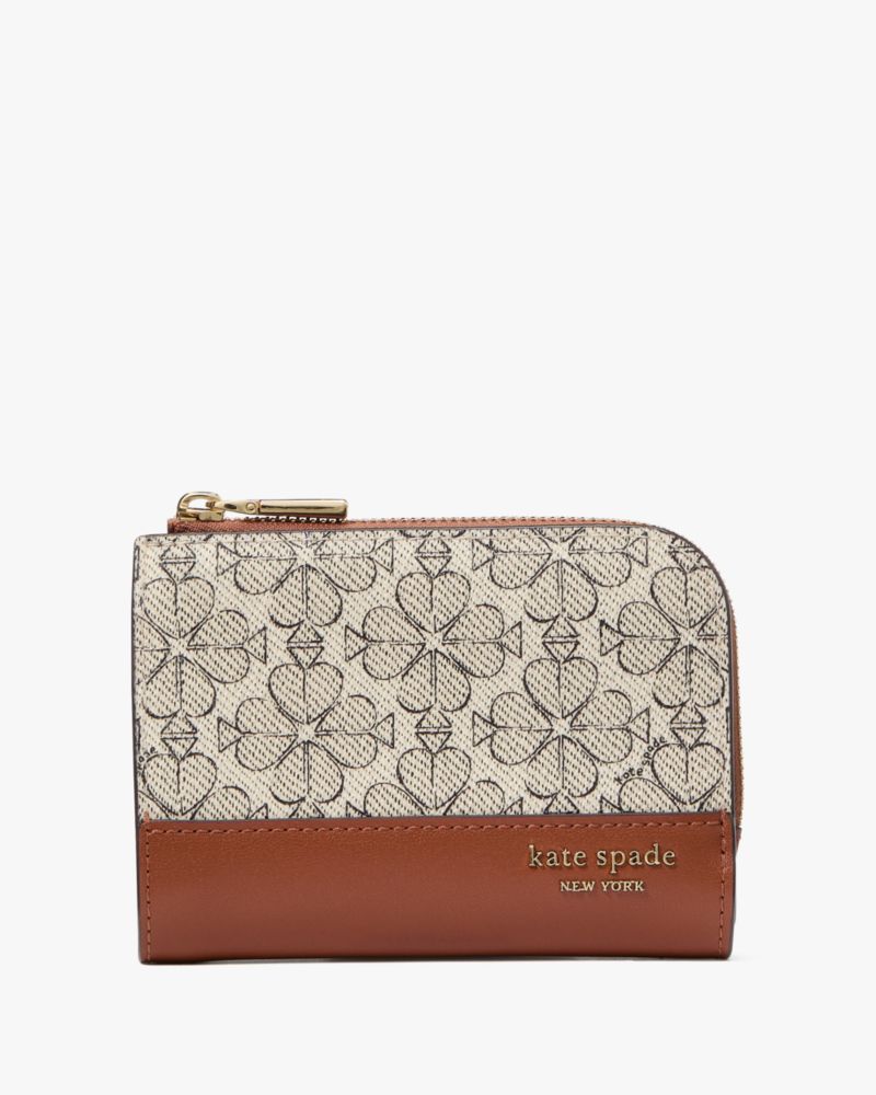 Kate Spade,Spade Flower Small Compact Wallet,