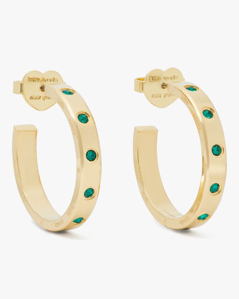 Kate Spade,Set In Stone Hoops,