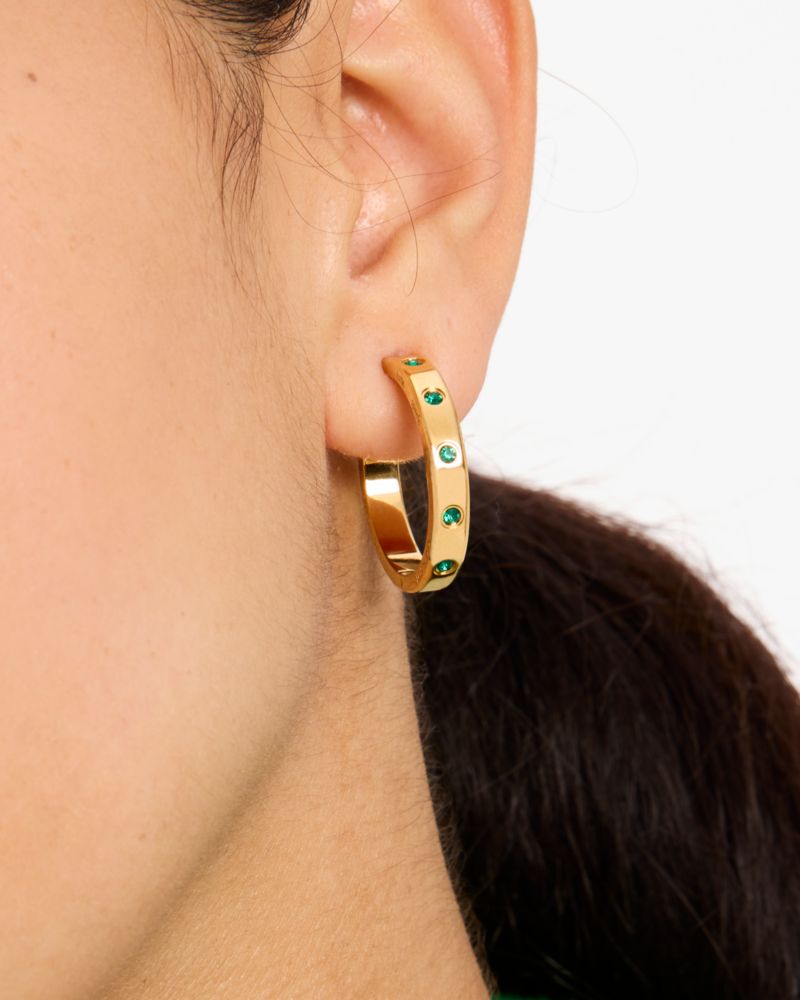 Kate Spade,Set In Stone Hoops,