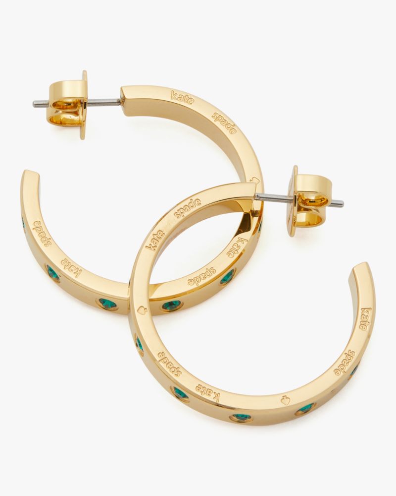 Kate Spade,Set In Stone Hoops,