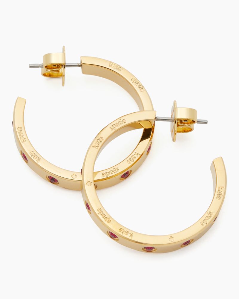 Kate Spade,Set In Stone Hoops,