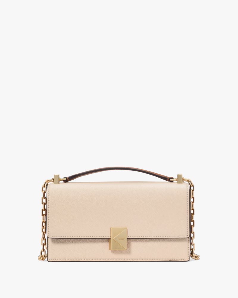 Kate Spade,Deco Colorblocked Mini Flap Chain Crossbody,