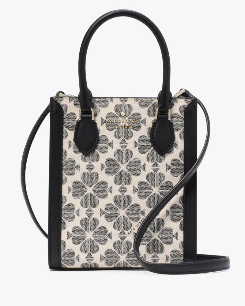 Kate Spade,スペード フラワー ミニ トート,バッグ,ブラックマルチ