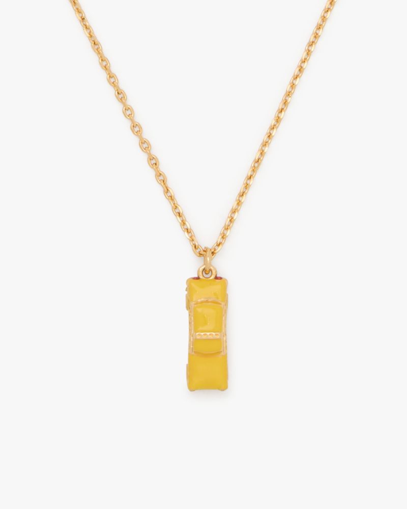 Kate Spade,Hit The City Taxi Pendant,