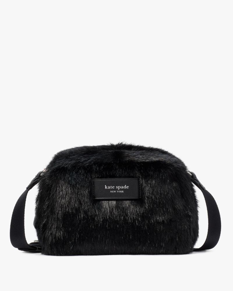 Puffed Faux Fur Crossbody Kate Spade New York