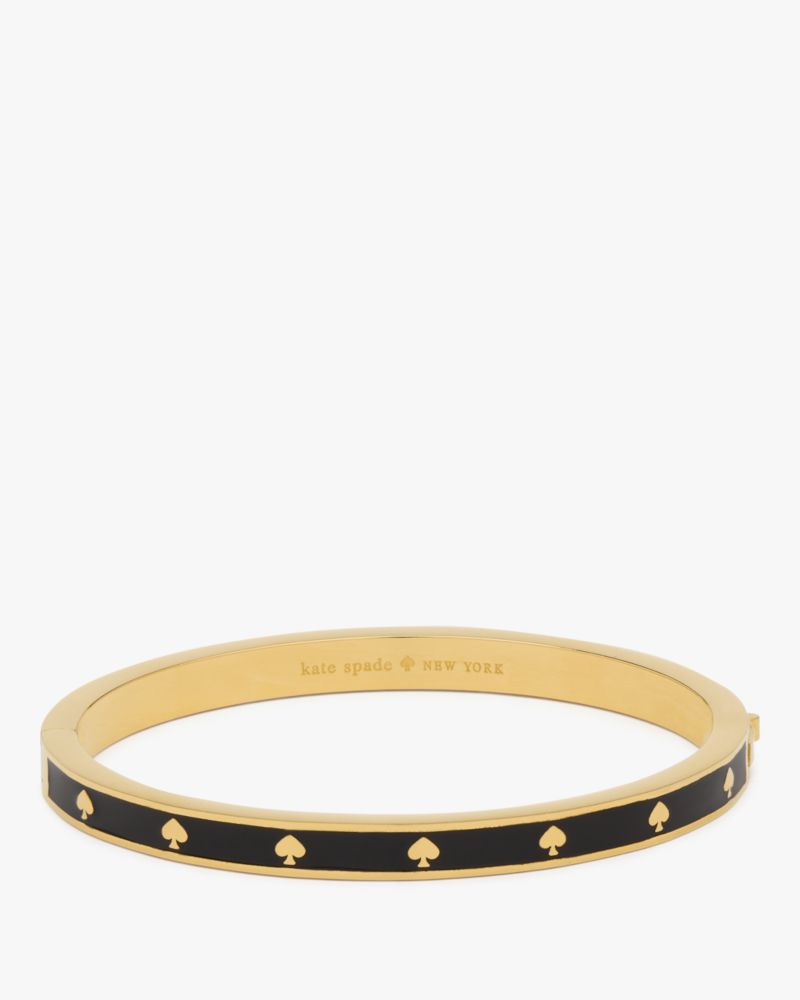 Kate Spade,Spot The Spade Enamel Hinged Bangle,