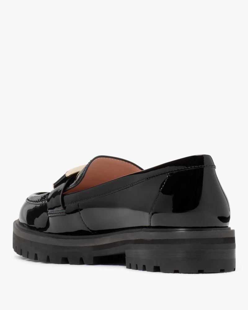 Kate Spade,Quinn Lug Loafer,Black