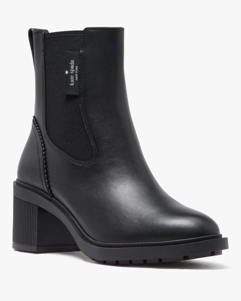 Kate Spade,Drew Heeled Chelsea Bootie,Black