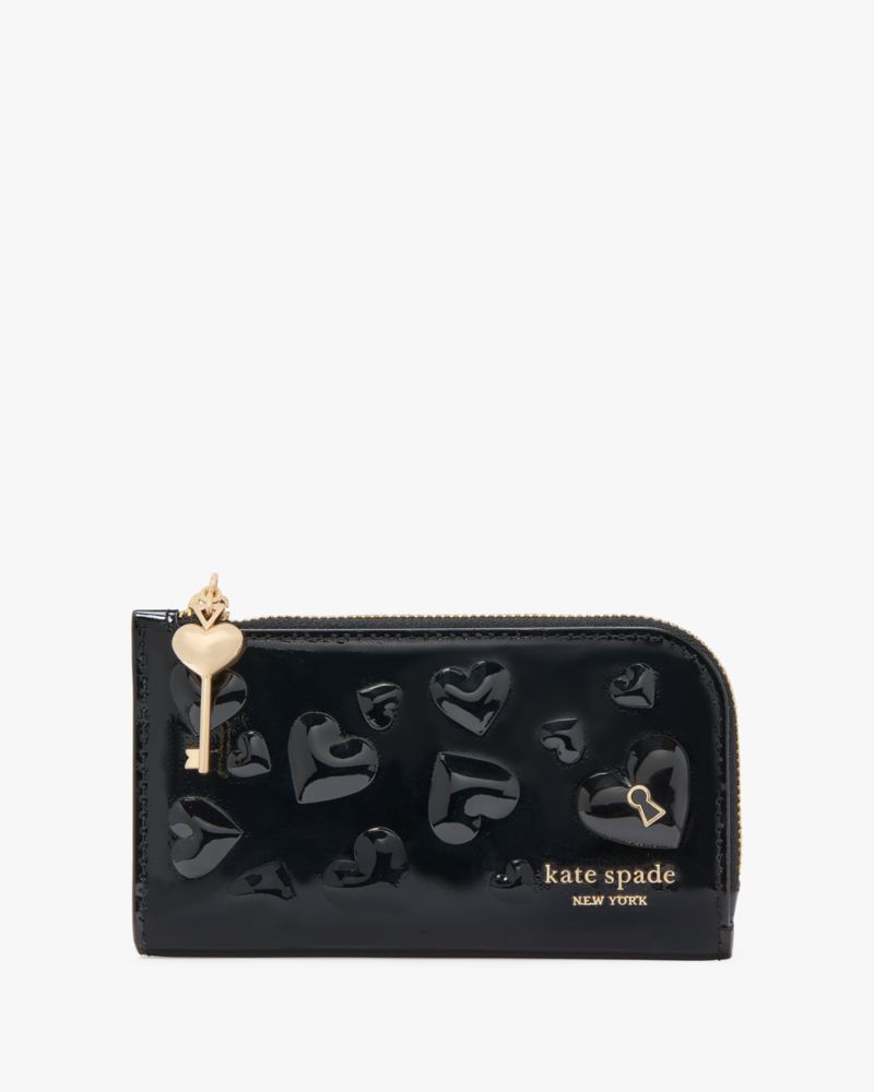 Kate Spade,Key To My Heart Small Slim Bifold Wallet,