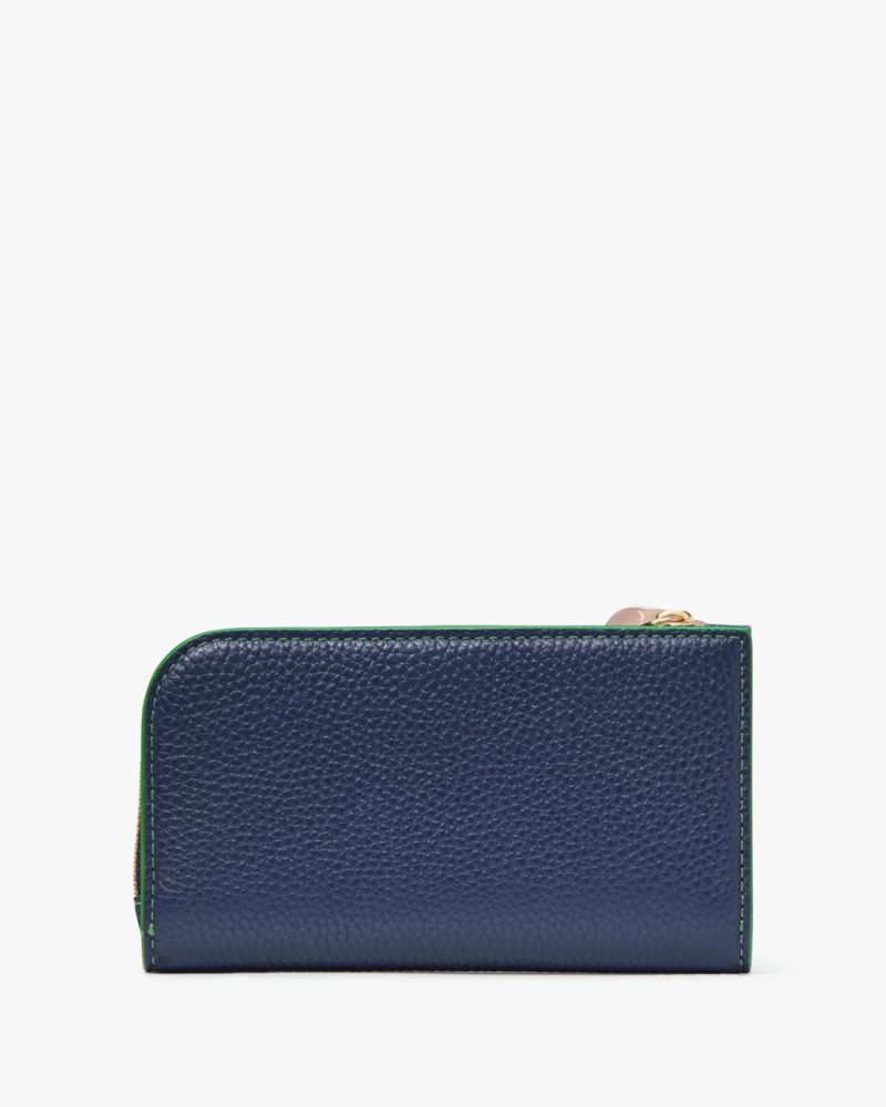 Kate Spade,イン ザ ガーデン スモール スリム バイフォールド ウォレット,ミニ財布,パリジャンネイビーマルチ