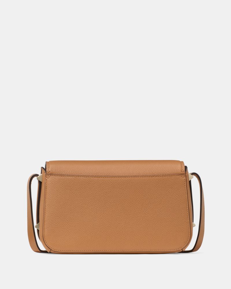 Kate Spade,Liv Crossbody Bag,Leather,Crossbody,Metal,Logo,Adjustable,Casual,