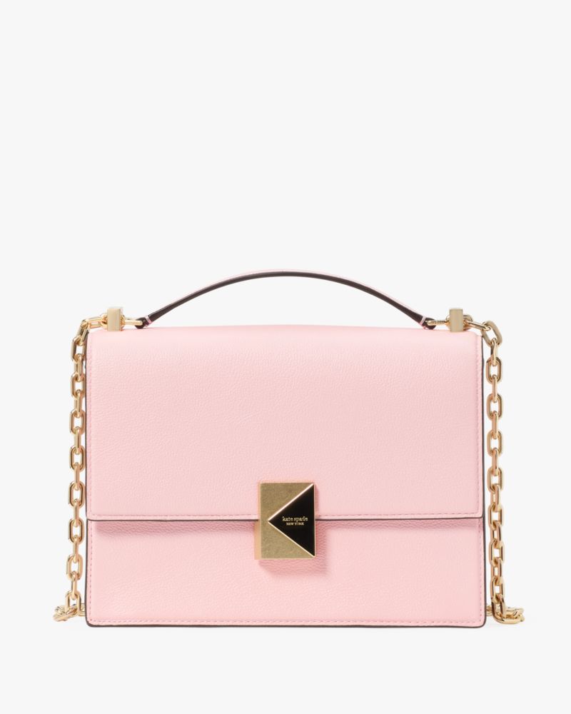 Kate Spade,Deco Color-blocked Chain Shoulder Bag,