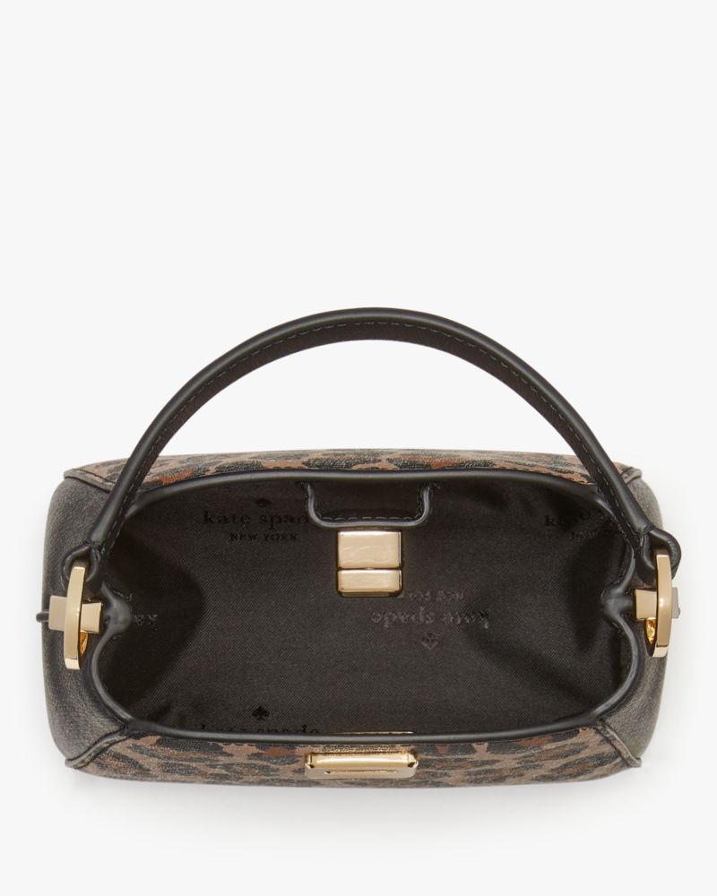 Kate Spade,Phoebe Mini Top Handle Crossbody,Satchel,PVC,Color Block,Logo,Day Party,Multi Color