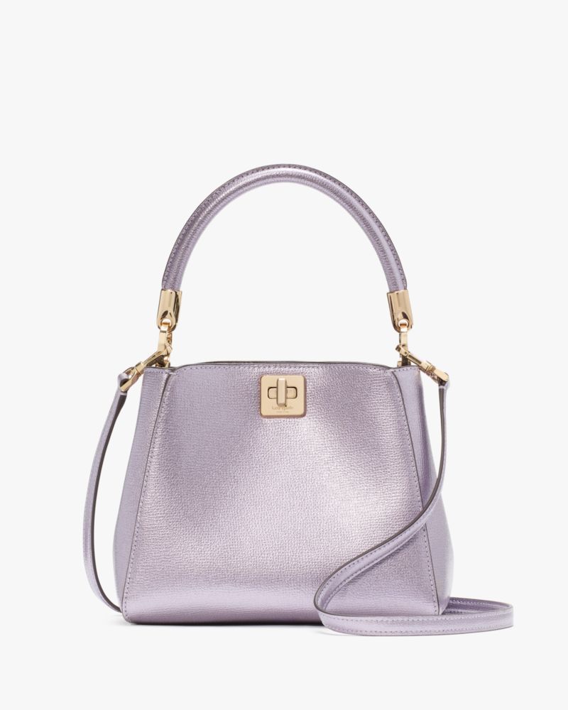 Kate Spade,Phoebe Metallic Small Top Handle Satchel,