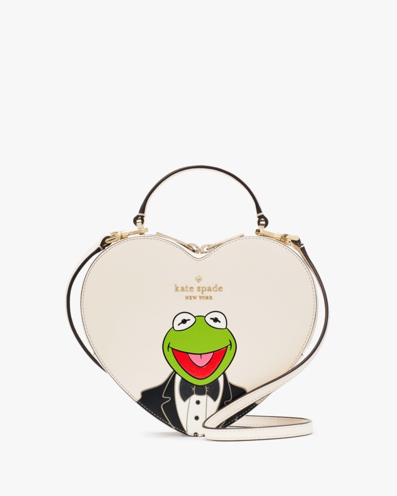 Kate Spade,Disney X Kate Spade New York Muppets Kermit Crossbody,Cream