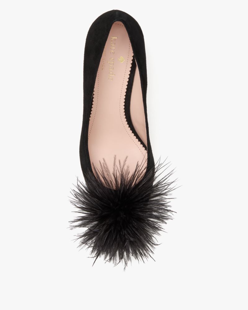 Kate Spade,Zoey Pom Pom Kitten Heel,