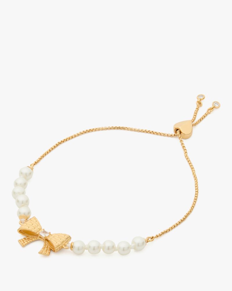 Kate Spade,Wrapped In A Bow Slider Bracelet,