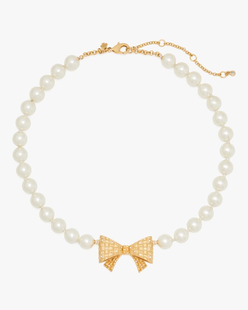 Kate Spade,Wrapped In A Bow Necklace,