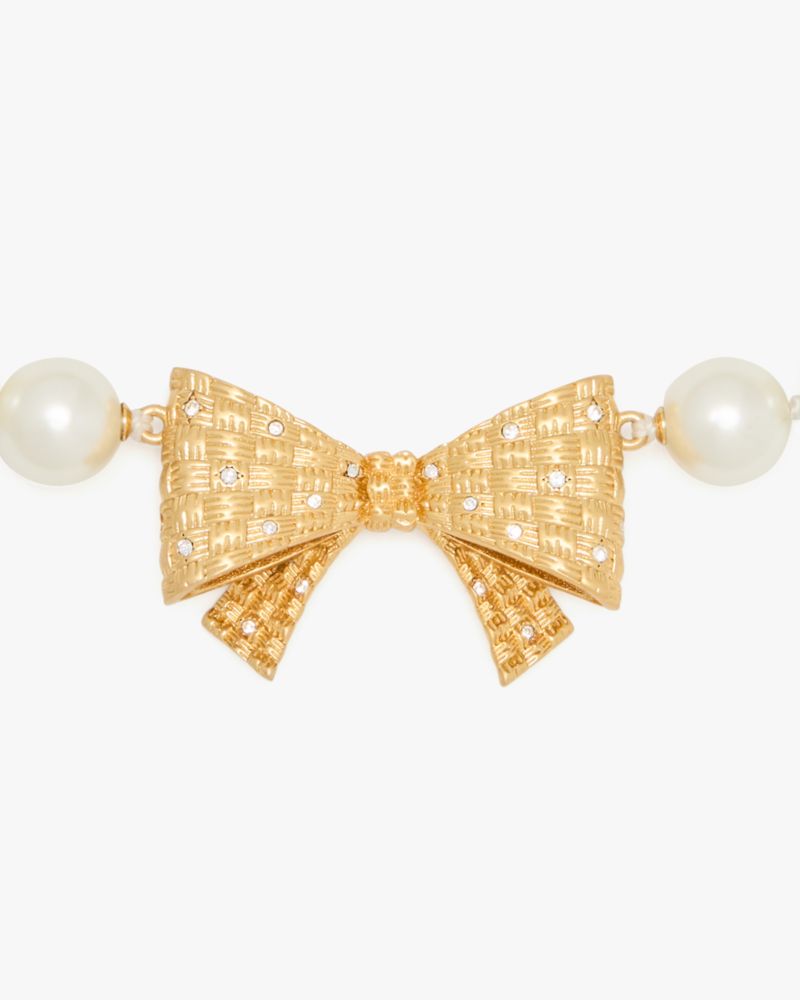 Kate Spade,Wrapped In A Bow Necklace,