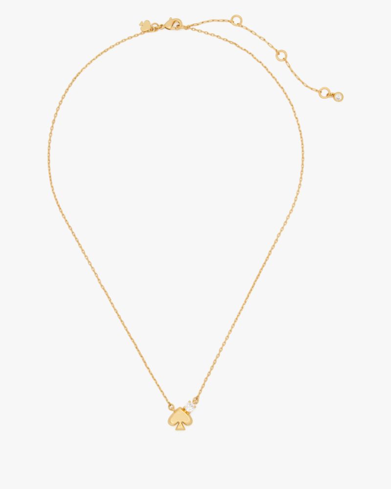 Kate Spade,Everyday Spade Stone Pendant,