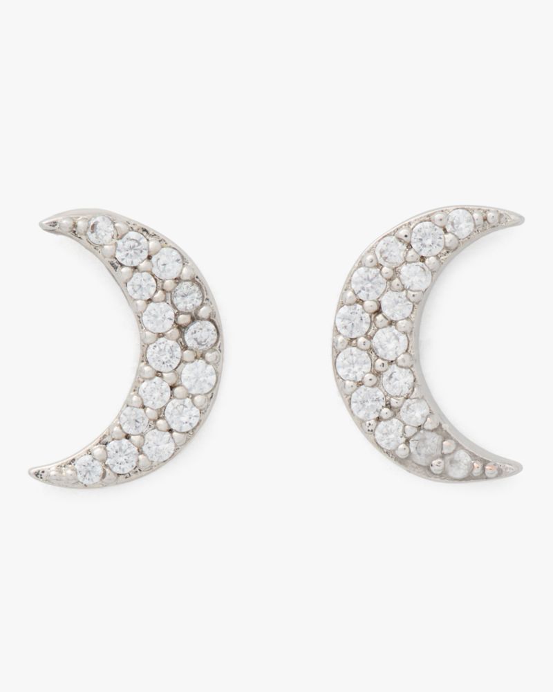 Kate Spade,You're A Gem Moon Studs,